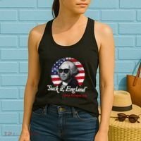 Suck It Funny England 4th of July George Washington Funny Women's Tank Top thumb 2