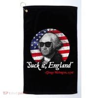Suck It Funny England 4th of July George Washington Funny Golf Towel thumb 0