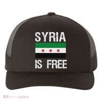 Syria Is Free Syrian Flag Yupoong Adult 5-Panel Trucker Hat thumb 0
