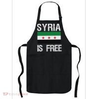 Syria Is Free Syrian Flag Apron thumb 0
