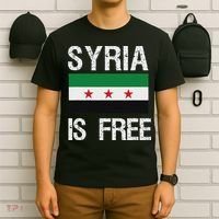Syria Is Free Syrian Flag T-Shirt thumb 6
