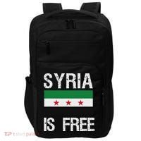 Syria Is Free Syrian Flag Impact Tech Backpack thumb 0