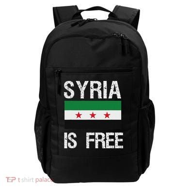 Syria Is Free Syrian Flag Backpack