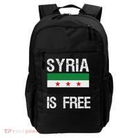 Syria Is Free Syrian Flag Backpack thumb 0