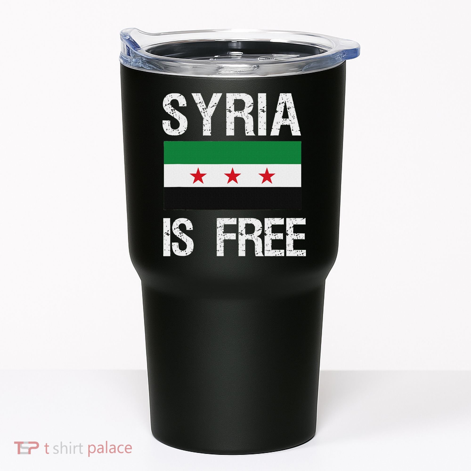Syria Is Free Syrian Flag Tumbler