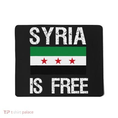Syria Is Free Syrian Flag Mousepad