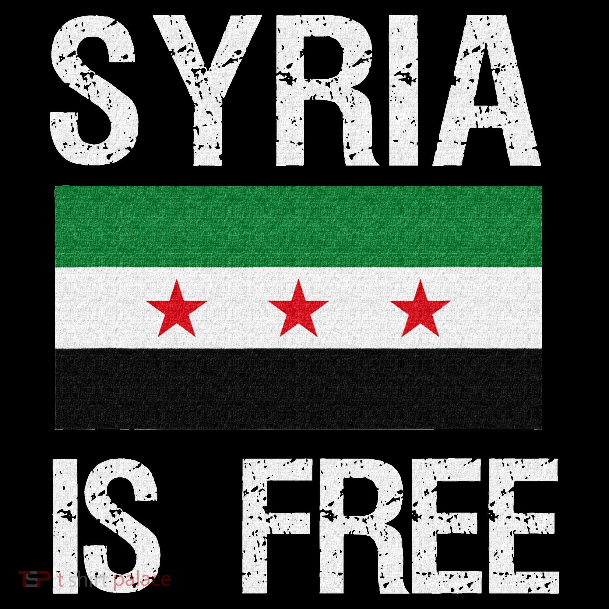 Syria Is Free Syrian Flag Mousepad