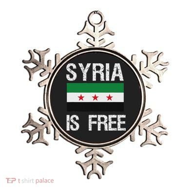 Syria Is Free Syrian Flag Ornament