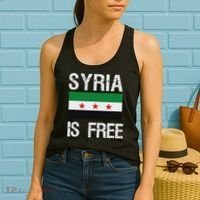 Syria Is Free Syrian Flag Women's Tank Top thumb 2
