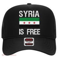 Syria Is Free Syrian Flag Hat thumb 0