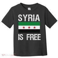 Syria Is Free Syrian Flag Toddler T-Shirt thumb 0