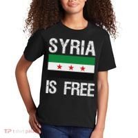 Syria Is Free Syrian Flag Kids T-Shirt thumb 2