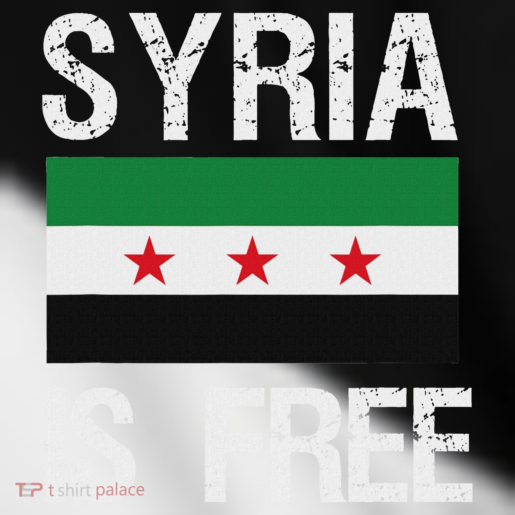Syria Is Free Syrian Flag Toddler Fine Jersey T-Shirt