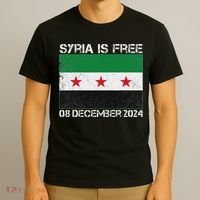 Syria Is Finally Free Celebrate The Freedom March Syria Free T-Shirt thumb 3
