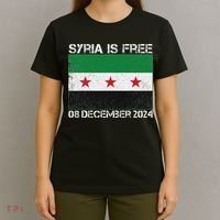 Syria Is Finally Free Celebrate The Freedom March Syria Free T-Shirt thumb 4