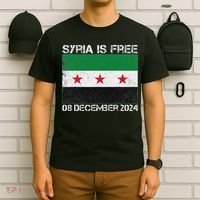 Syria Is Finally Free Celebrate The Freedom March Syria Free T-Shirt thumb 6