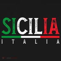 Sicilia Italia Flag Of Sicily Proud Sicilian Italian T-Shirt thumb 7