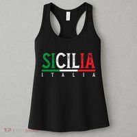 Sicilia Italia Flag Of Sicily Proud Sicilian Italian Women's Tank Top thumb 3