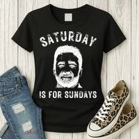 Saturday Is For Sundays Football Head Coach Jeff Saturday Women's T-Shirt thumb 3