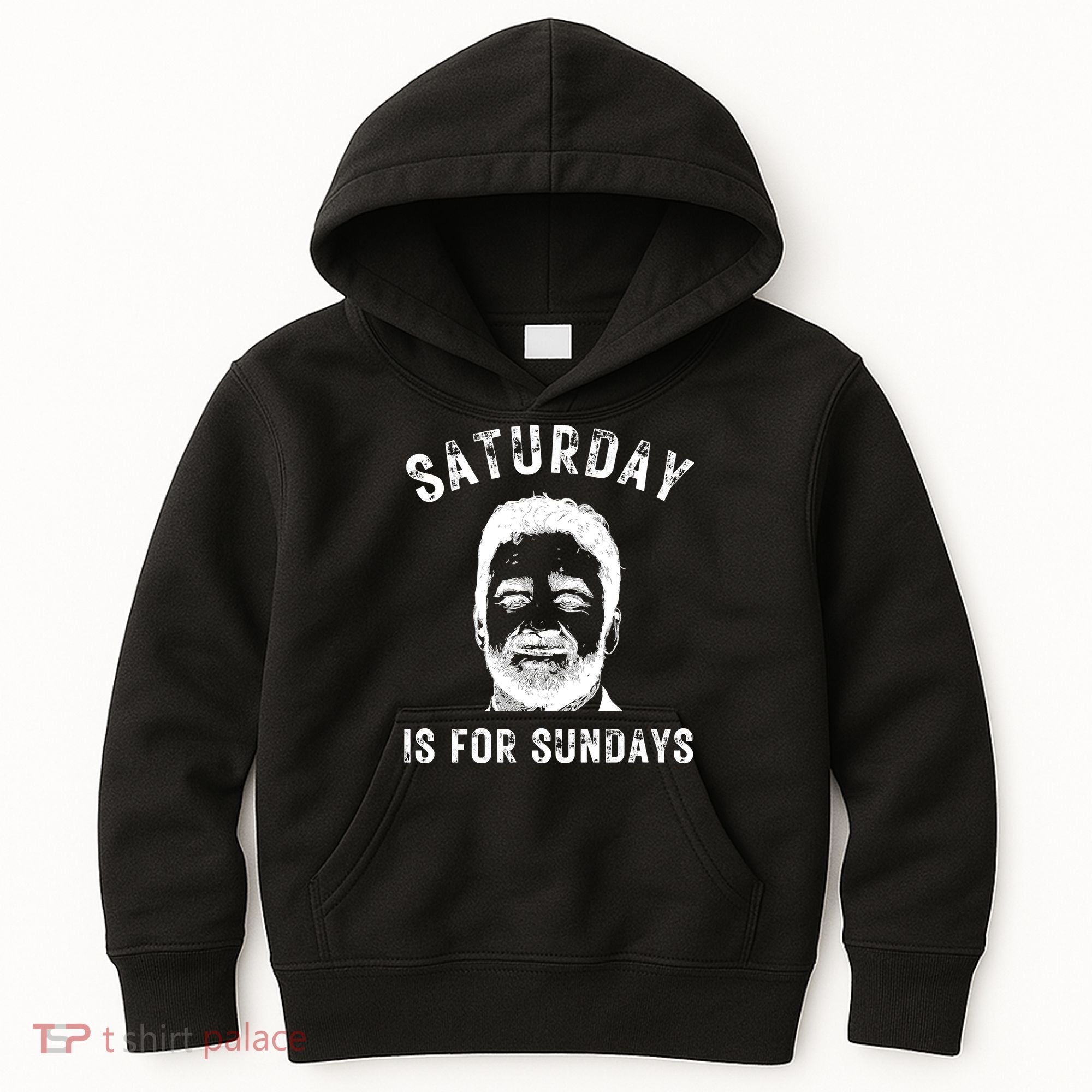 Saturday Is For Sundays Football Head Coach Jeff Saturday Kids Hoodie