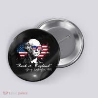 Suck It Funny England 4th Of July George Washington Funny Button thumb 0