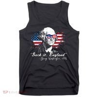 Suck It Funny England 4th Of July George Washington Funny Tank Top thumb 0