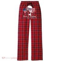 Suck It Funny England 4th Of July George Washington Funny Women's Flannel Plaid Pajama Pants thumb 0