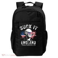 Suck It Funny England 4th Of July George Washington Funny Backpack thumb 0