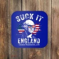 Suck It Funny England 4th Of July George Washington Funny Coaster thumb 0