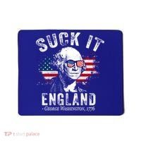 Suck It Funny England 4th Of July George Washington Funny Mousepad thumb 0