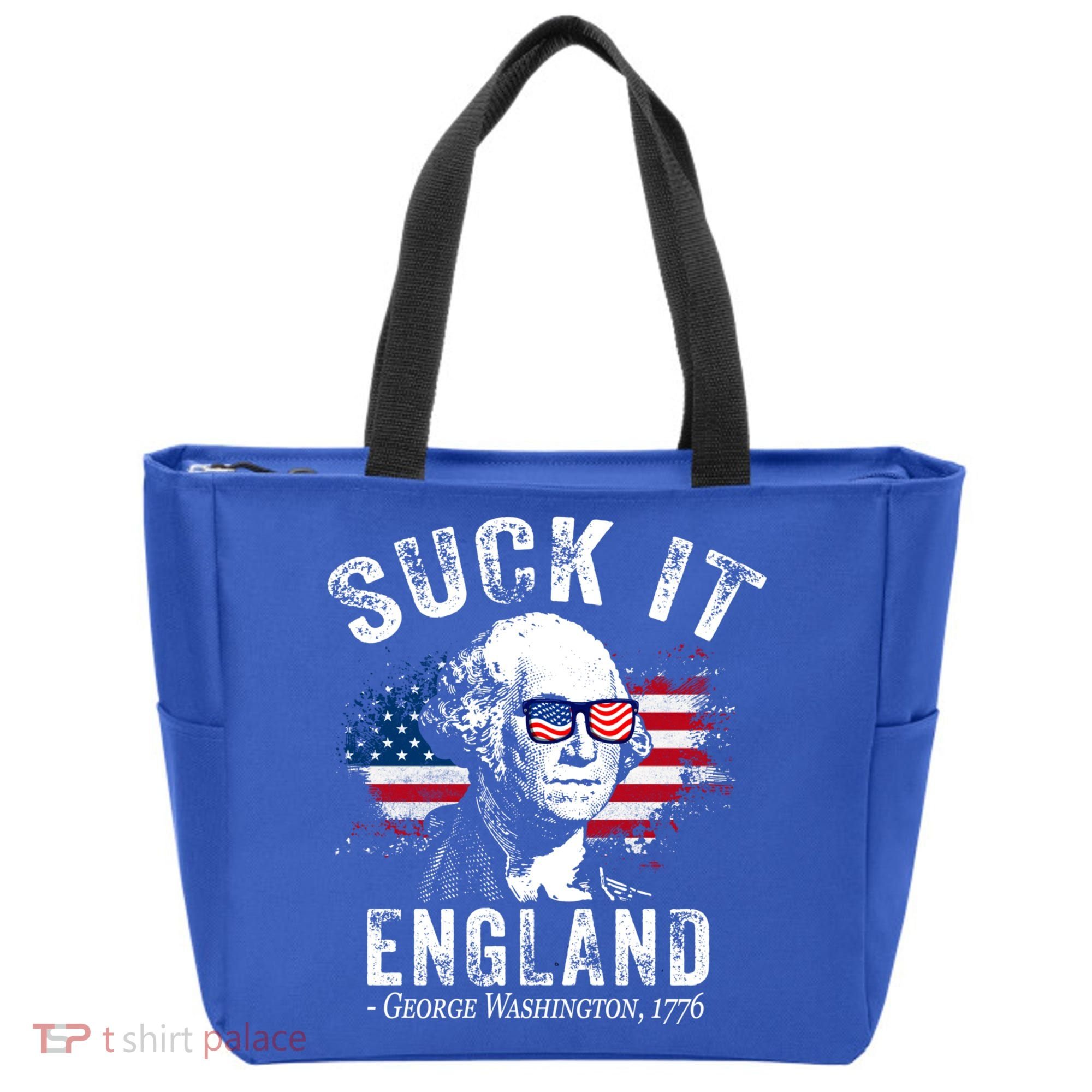 Suck It Funny England 4th Of July George Washington Funny Tote Bag