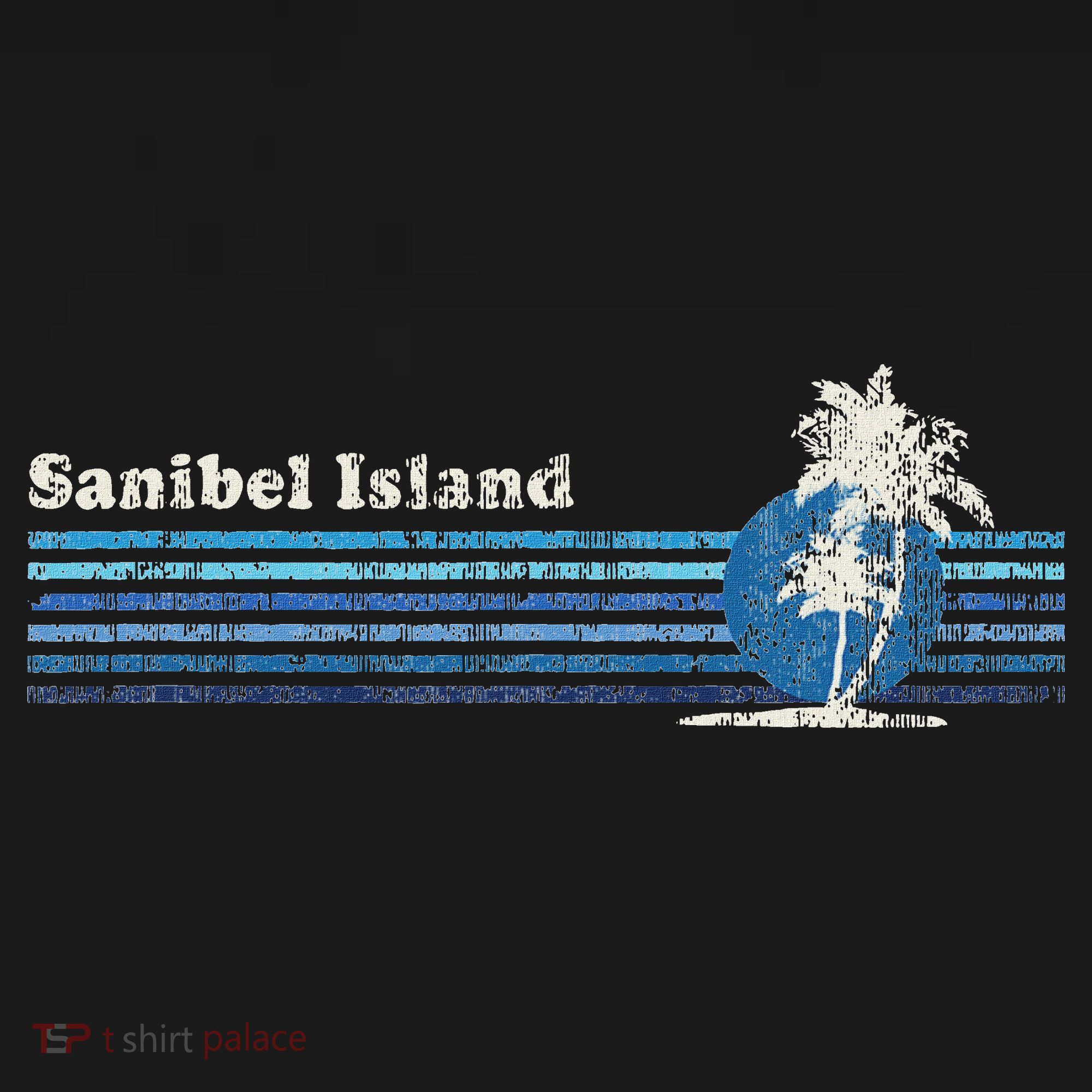 Sanibel Island Fl Vintage 80s Palm Trees Sunset T-Shirt
