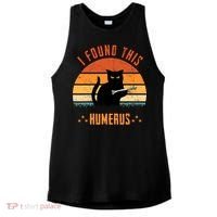 Scary I Found This Humerus Cat Black Humorous Ladies PosiCharge Tri-Blend Wicking Tank thumb 0