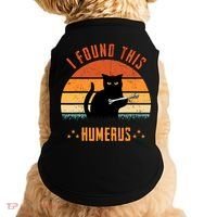 Scary I Found This Humerus Cat Black Humorous Doggie Tank thumb 0
