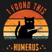 Scary I Found This Humerus Cat Black Humorous Doggie Tank thumb 4