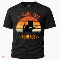 Scary I Found This Humerus Cat Black Humorous Cooling Performance Crew T-Shirt thumb 0