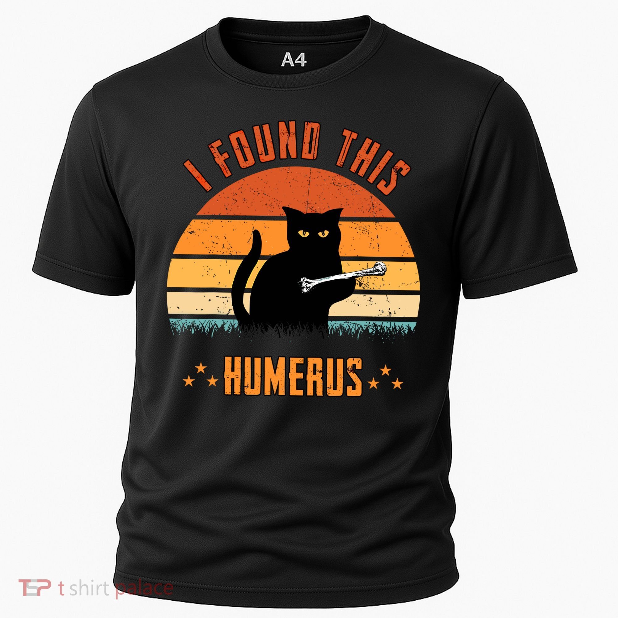 Scary I Found This Humerus Cat Black Humorous Cooling Performance Crew T-Shirt
