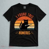 Scary I Found This Humerus Cat Black Humorous T-Shirt thumb 5
