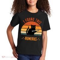 Scary I Found This Humerus Cat Black Humorous Kids T-Shirt thumb 2