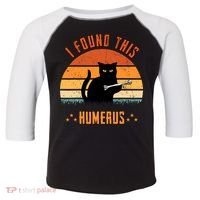 Scary I Found This Humerus Cat Black Humorous Toddler Fine Jersey T-Shirt thumb 0