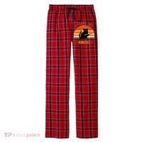 Scary I Found This Humerus Cat Black Humorous Men's Flannel Plaid Pajama Pants thumb 0