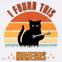 Scary I Found This Humerus Cat Black Humorous Comfort Colors Garment-Dyed Hooded Sweatshirt thumb 2