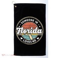 Someone In Florida Loves Me Golf Towel thumb 0
