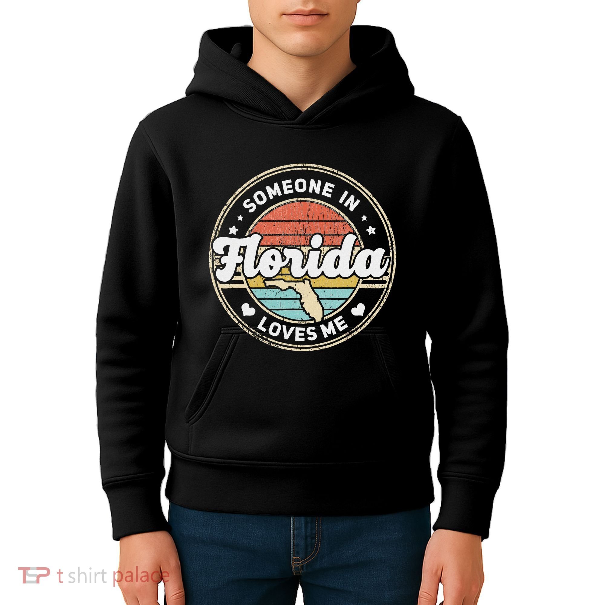 Someone In Florida Loves Me Kids Hoodie