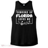 Someone In Florida Loves Me Ladies PosiCharge Tri-Blend Wicking Tank thumb 0