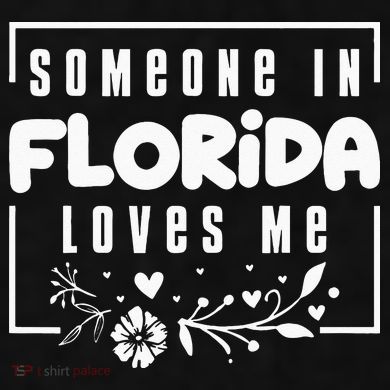 Someone In Florida Loves Me Ladies PosiCharge Tri-Blend Wicking Tank