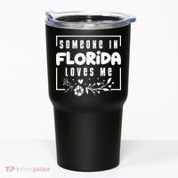 Someone In Florida Loves Me Tumbler thumb 0
