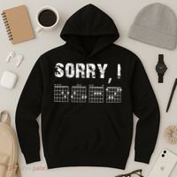 Sorry IDGAF Funny Hidden Message Guitar Chords For Lover Hoodie thumb 3