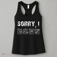 Sorry IDGAF Funny Hidden Message Guitar Chords For Lover Women's Tank Top thumb 3