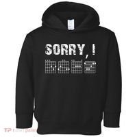 Sorry IDGAF Funny Hidden Message Guitar Chords For Lover Toddler Hoodie thumb 0